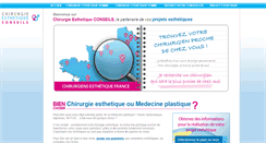 Desktop Screenshot of chirurgie-esthetique-conseils.fr