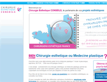 Tablet Screenshot of chirurgie-esthetique-conseils.fr